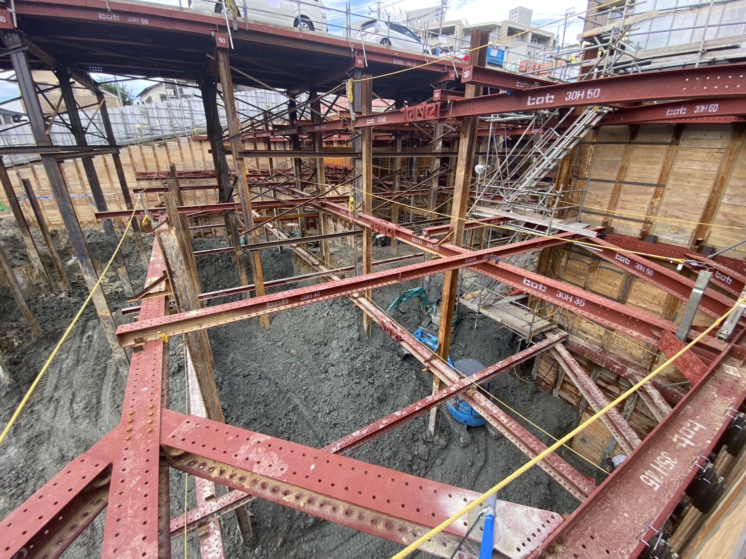 土留支保工工事